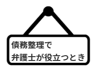 ページ名：債務整理で弁護士が役立つとき